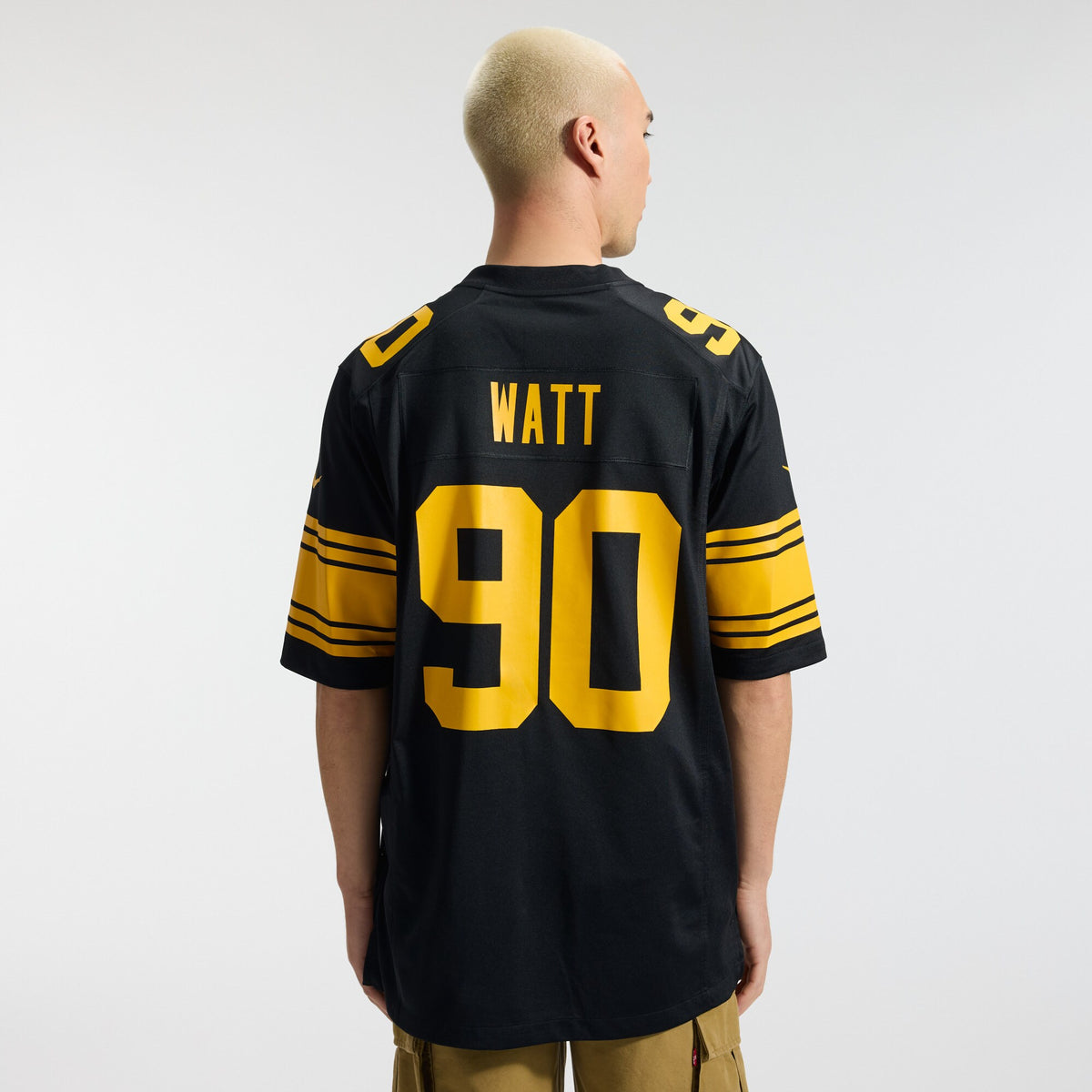 Pittsburgh Steelers T.J. Watt Black Alternate Game Jersey