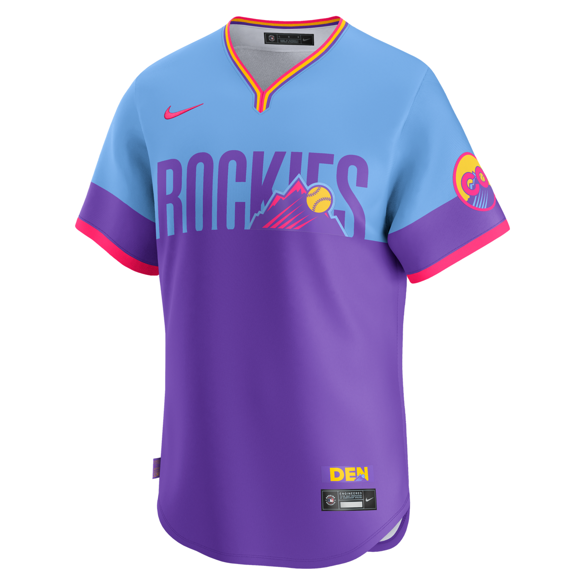 Colorado Rockies Purple/Light Blue 2025 City Connect Limited Jersey