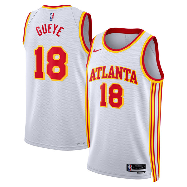 Atlanta Hawks Association Edition Swingman Jersey - White - Mouhamed Gueye -