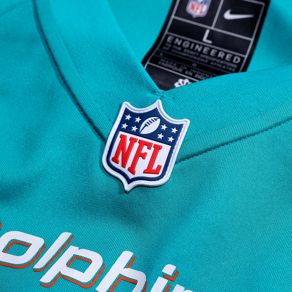 Miami Dolphins Austin Jackson Aqua Game Jersey