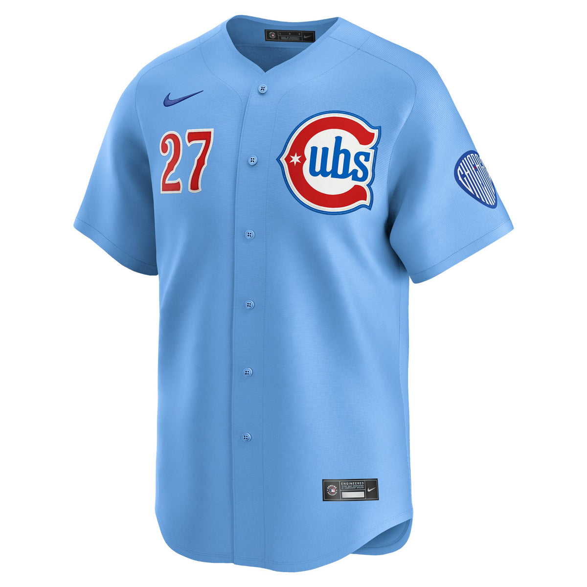 Chicago Cubs Seiya Suzuki Light Blue 2nd Alternate Limited Player Jersey