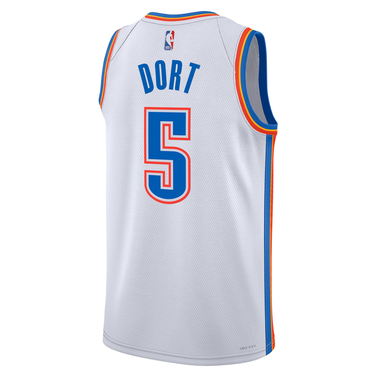Oklahoma City Thunder Association Edition Swingman Jersey - White - Luguentz Dort