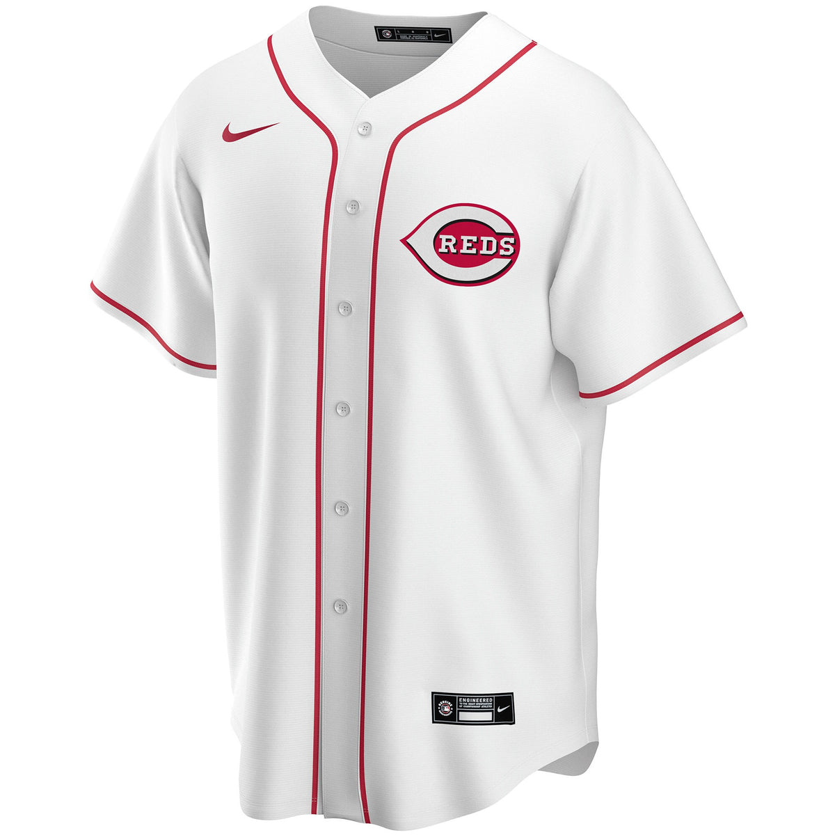 Cincinnati Reds White Home Replica Custom Jersey