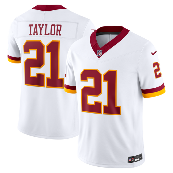 Washington Commanders Sean Taylor White Vapor F.U.S.E. Stitched Retired Limited Jersey