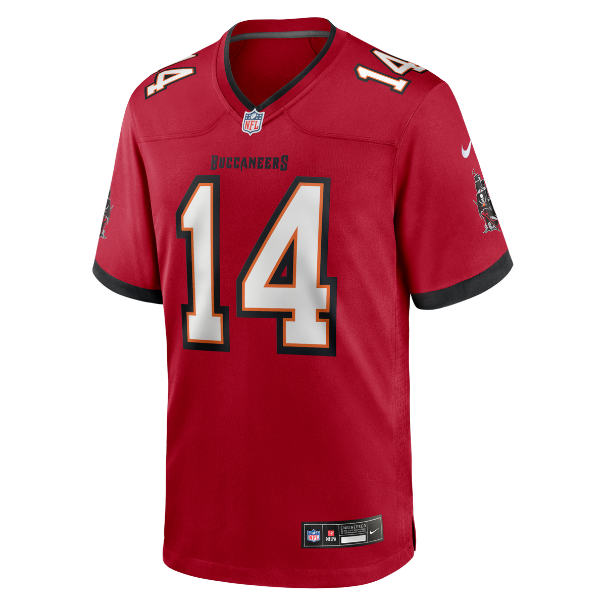 Tampa Bay Buccaneers Brad Johnson Red Game Retired Player Jersey