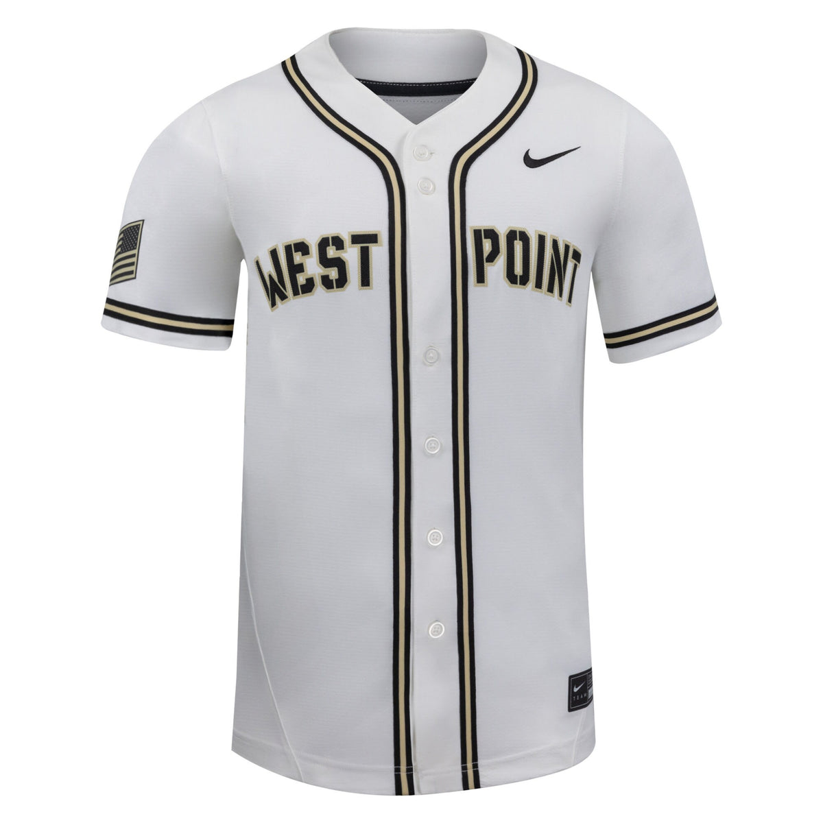 White Army Black Knights Replica Baseball Jersey