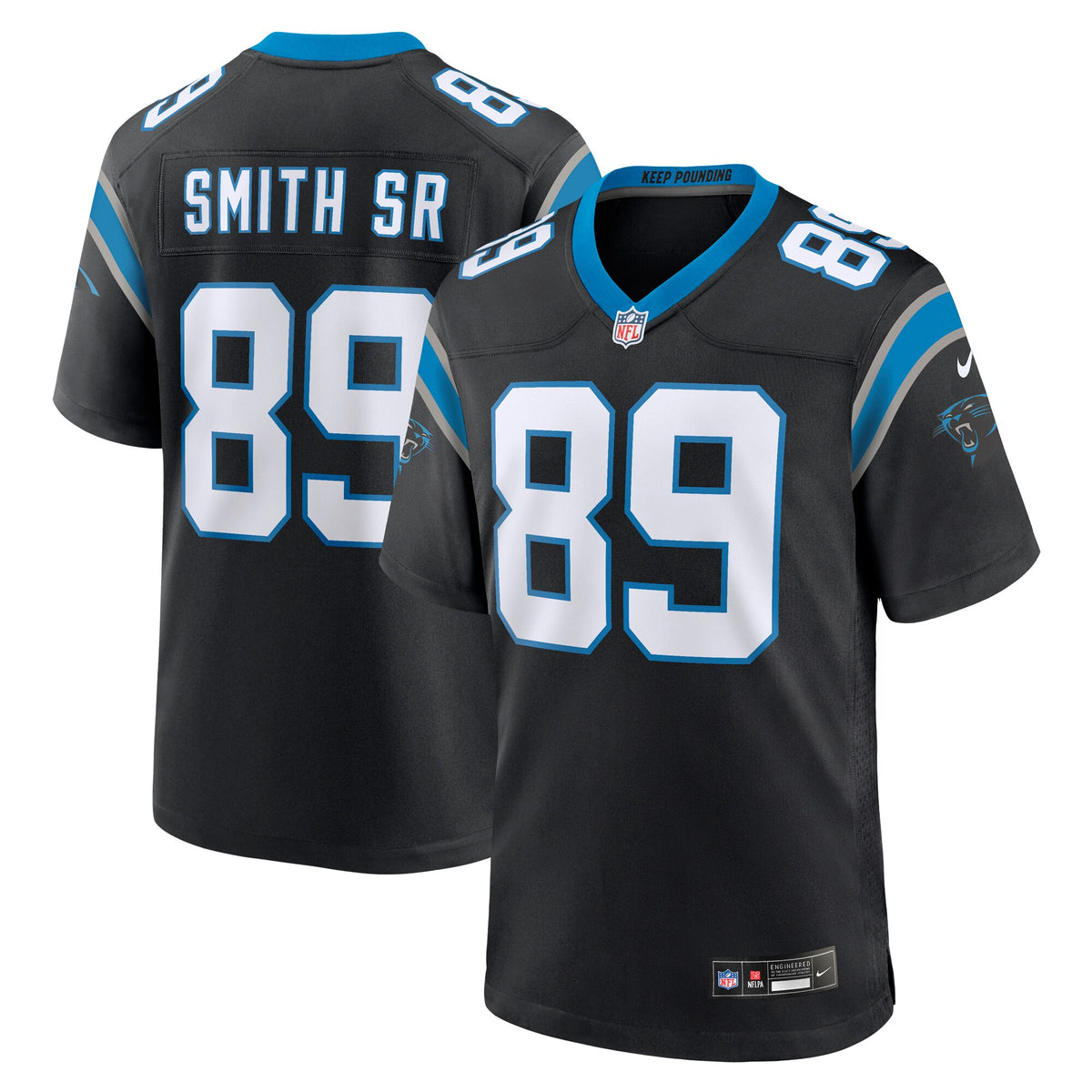 Carolina Panthers Steve Smith Sr. Black Retired Player Game Jersey