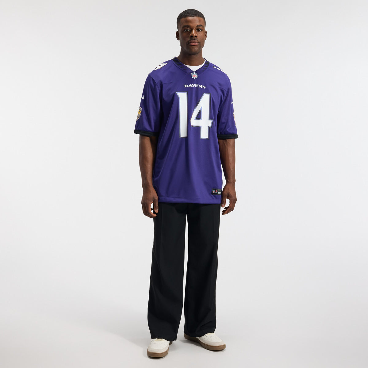 Baltimore Ravens Kyle Hamilton Purple Team Game Jersey