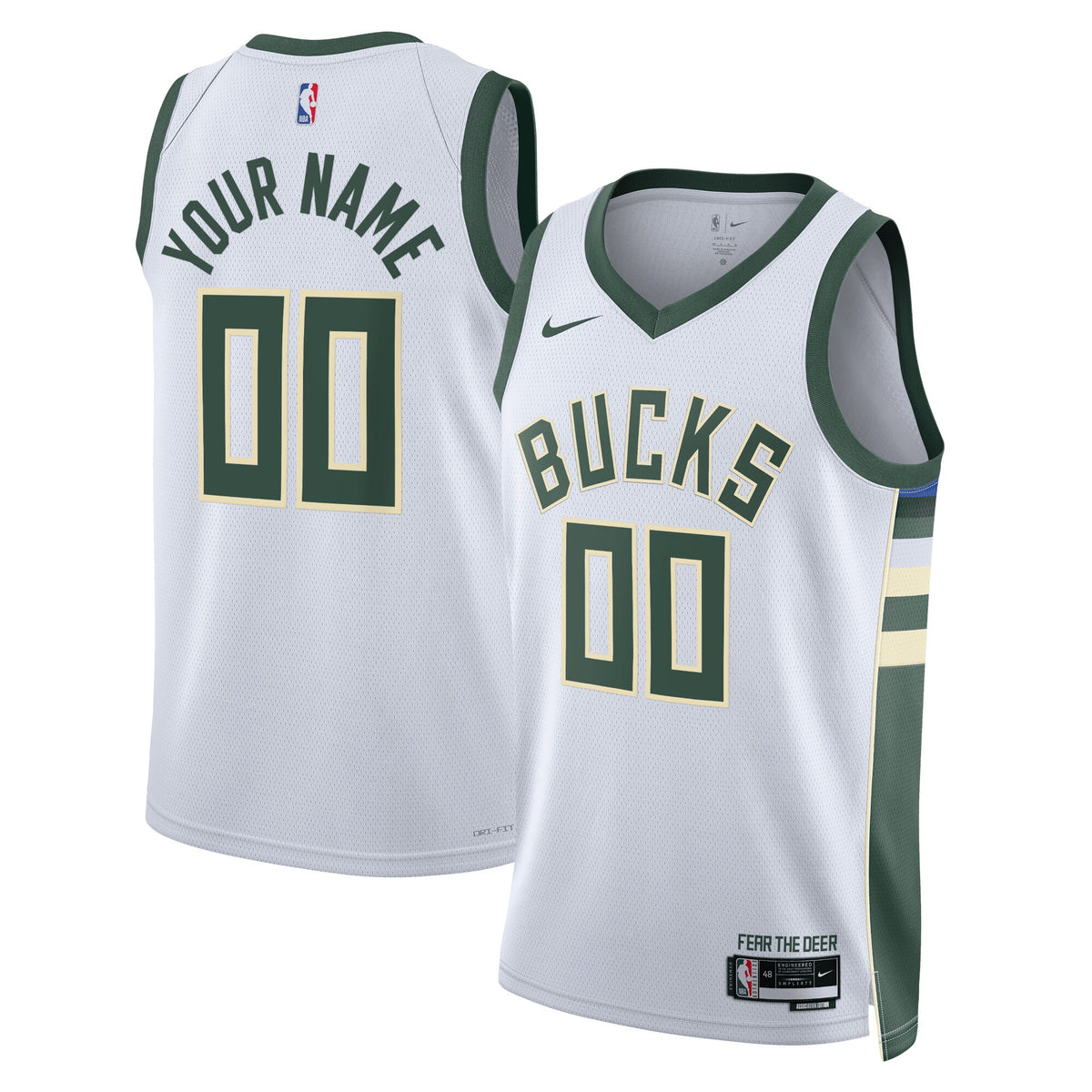 Milwaukee Bucks Association Swingman Jersey - Custom