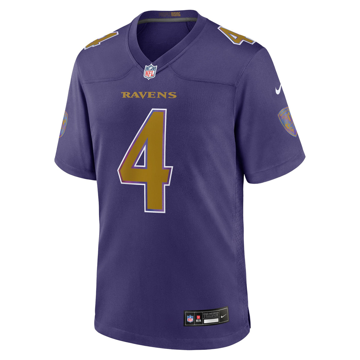 Baltimore Ravens Zay Flowers Purple Alternate Game Jersey
