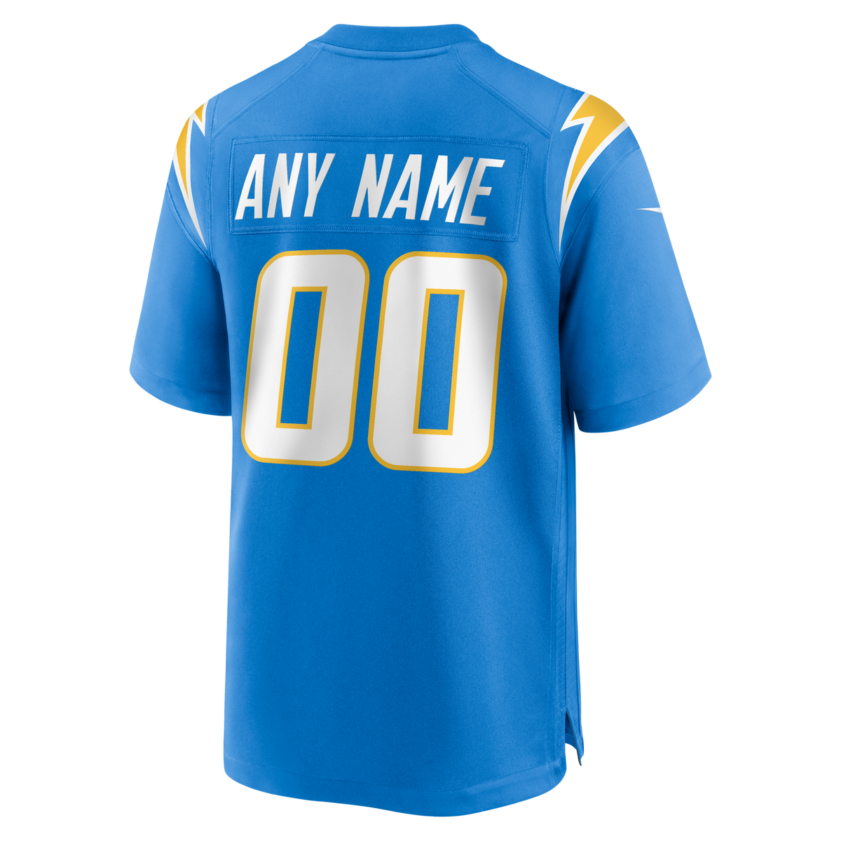 Los Angeles Chargers Powder Blue Custom Game Jersey