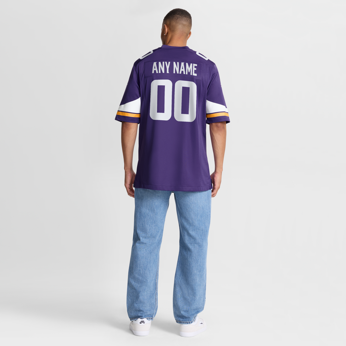 Minnesota Vikings Purple Custom Game Jersey