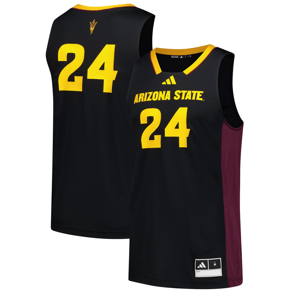 #24 Black Arizona State Sun Devils Replica Swingman Jersey
