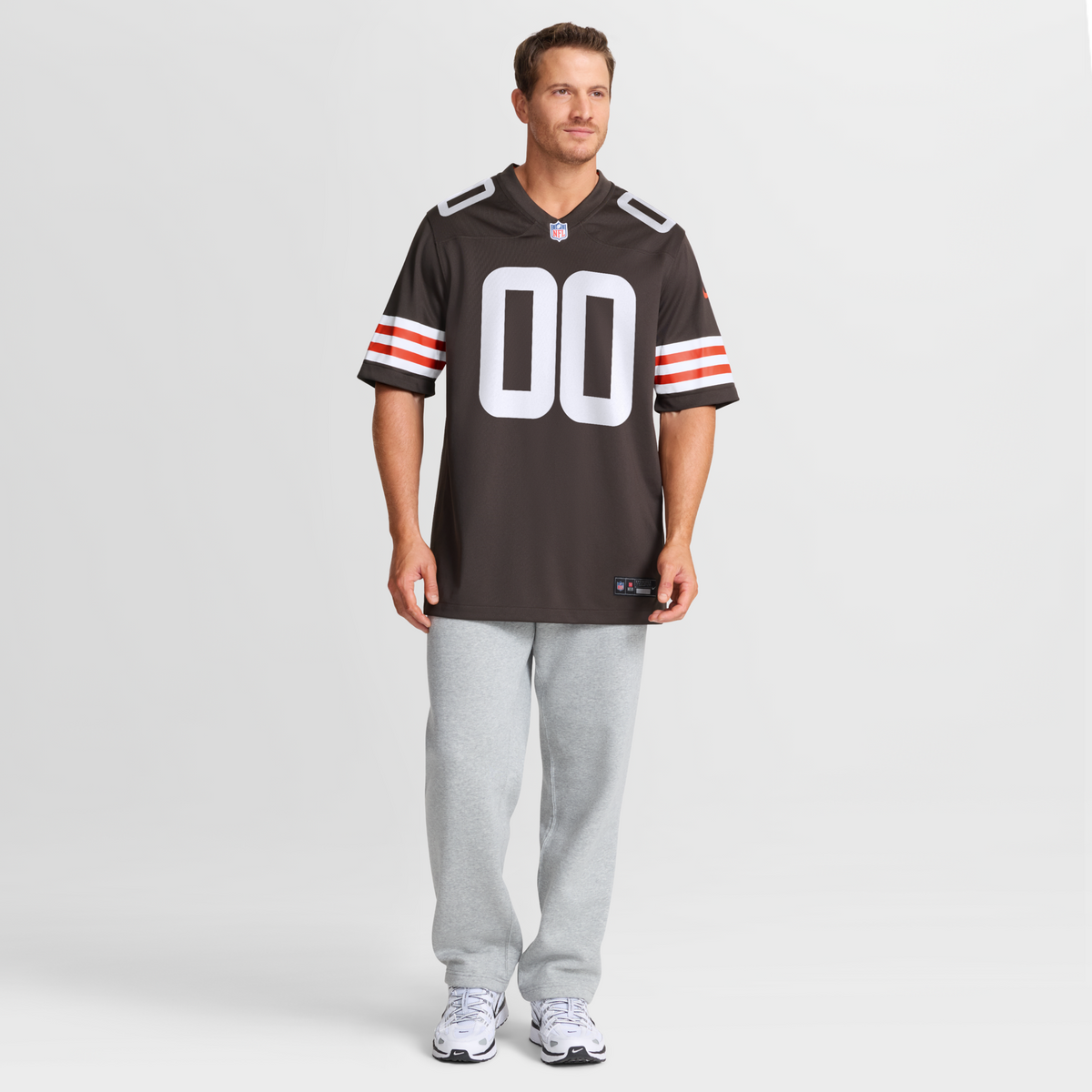 Cleveland Browns Brown Custom Game Jersey