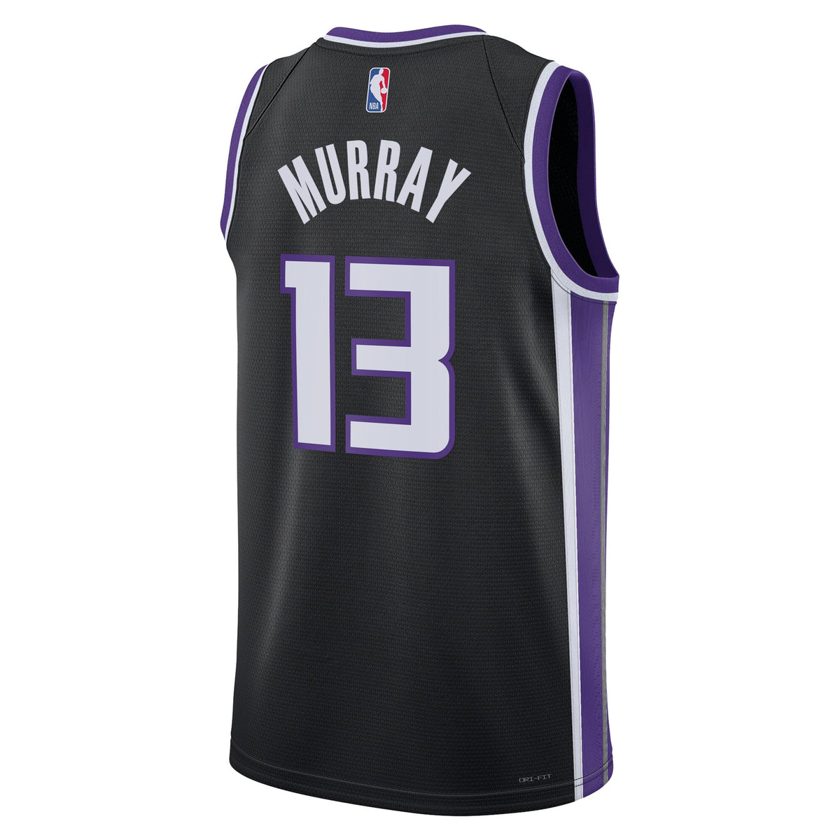 Sacramento Kings Icon Edition Swingman Jersey - Black - Keegan Murray