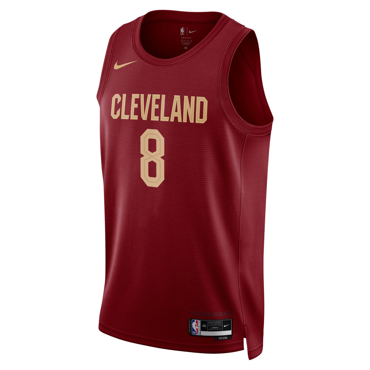 Cleveland Cavaliers Icon Edition Swingman Jersey - Wine - Dennis Schröder