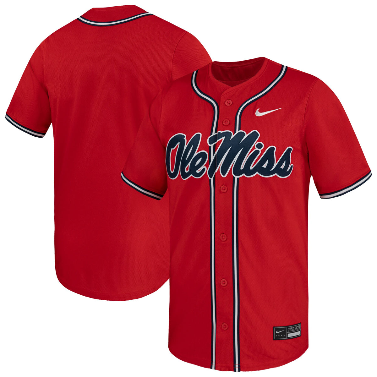 Red Ole Miss Rebels Limited Baseball Jersey