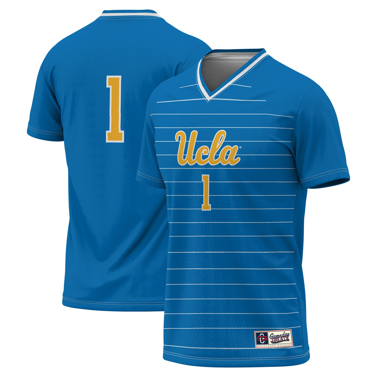 #1 UCLA Bruins GameDay Greats Lightweight Soccer Fashion Jersey - Blue
