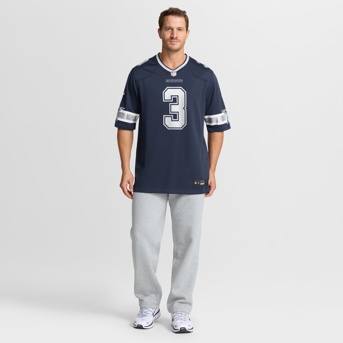 Dallas Cowboys George Pickens Navy Game Jersey