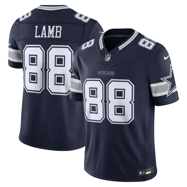 Dallas Cowboys CeeDee Lamb Navy Team Vapor F.U.S.E. Stitched Limited Jersey