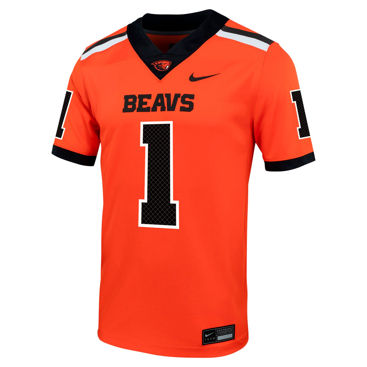 #1 Orange Oregon State Beavers Untouchable Football Jersey
