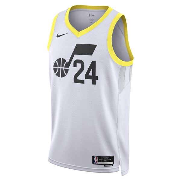Utah Jazz Association Edition Swingman Jersey - White - Walker Kessler -