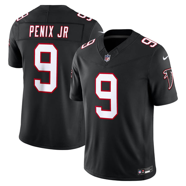 Atlanta Falcons Michael Penix Jr. Black Alternate Throwback Vapor F.U.S.E. Stitched Limited Jersey