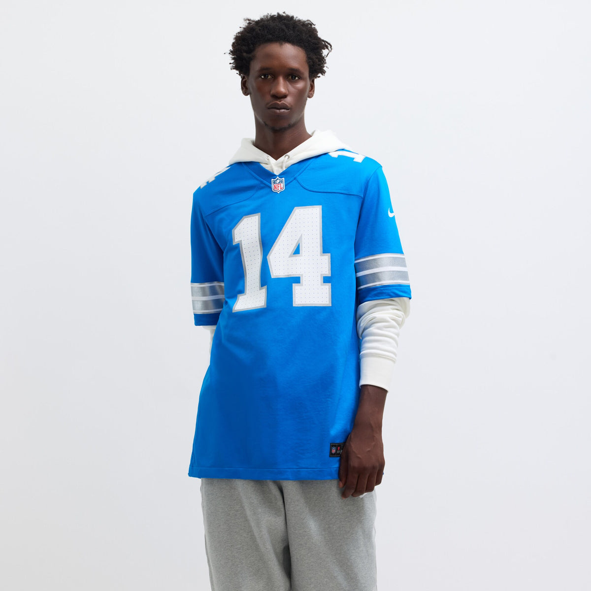 Detroit Lions Amon-Ra St. Brown Blue Game Jersey