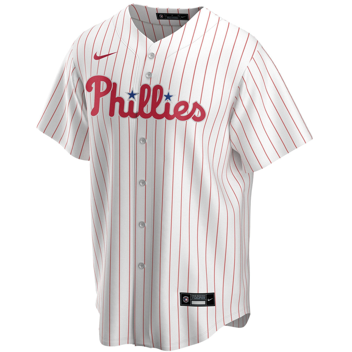 Philadelphia Phillies White Home Replica Custom Jersey