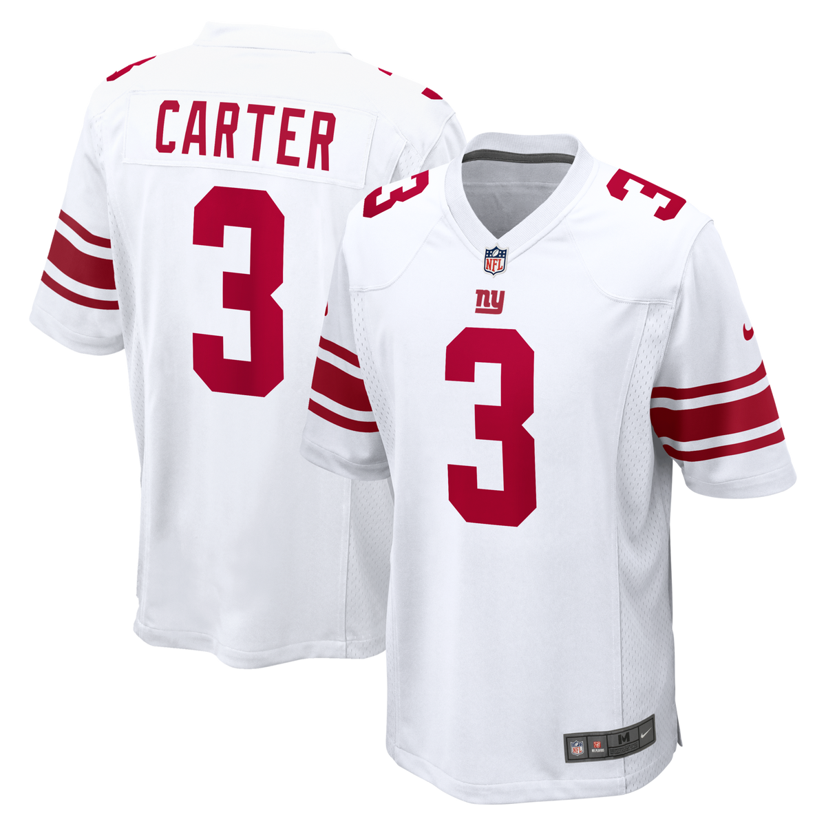 New York Giants Abdul Carter White Game Jersey