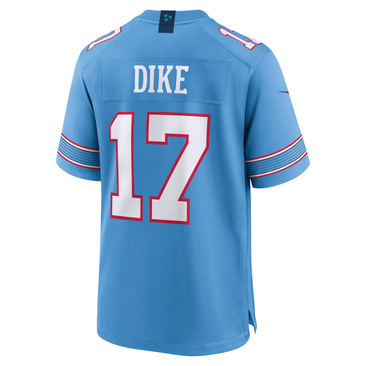 Tennessee Titans Chimere Dike Light Blue Team Game Jersey