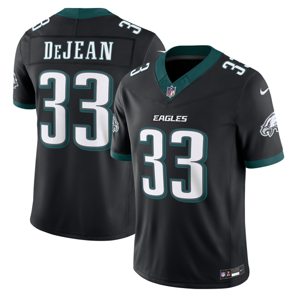 Philadelphia Eagles Cooper DeJean Black Alternate Vapor F.U.S.E. Stitched Limited Jersey