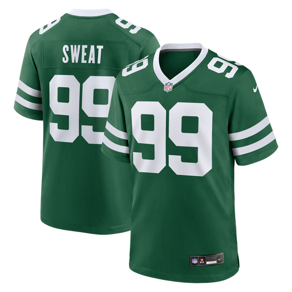 New York Jets T'Vondre Sweat Legacy Green Team Game Jersey
