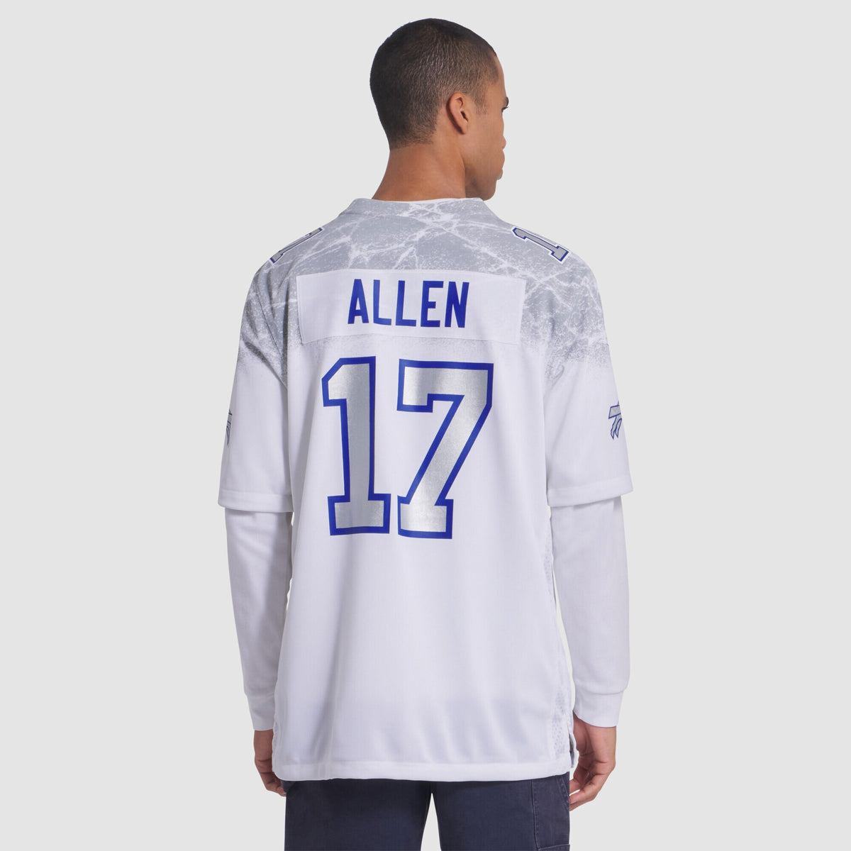 Buffalo Bills Josh Allen White 2025 Rivalries Collection Game Jersey