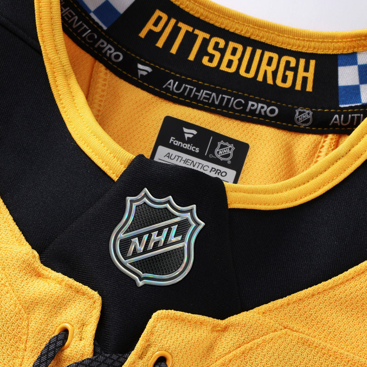 Pittsburgh Penguins Fanatics Gold Alternate Authentic Pro Jersey