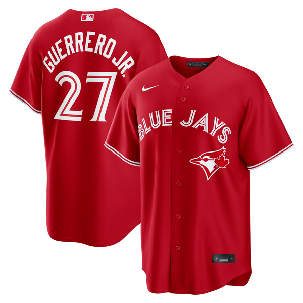Toronto Blue Jays Vladimir Guerrero Jr. Red Canada Day Replica Jersey