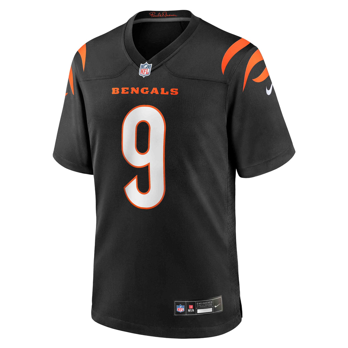 Cincinnati Bengals Joe Burrow Black Player Game Jersey