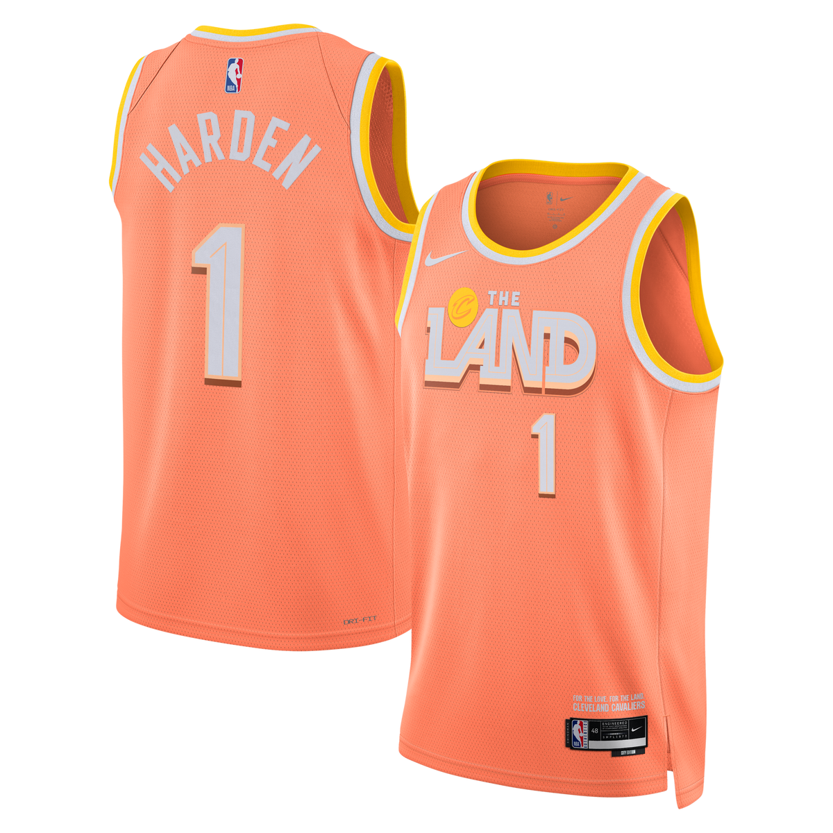 Cleveland Cavaliers 2025/26 City Edition Swingman Jersey - Custom - - James Harden