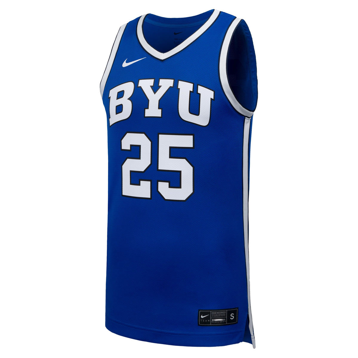 #25 Royal BYU Cougars Replica Basketball Jersey