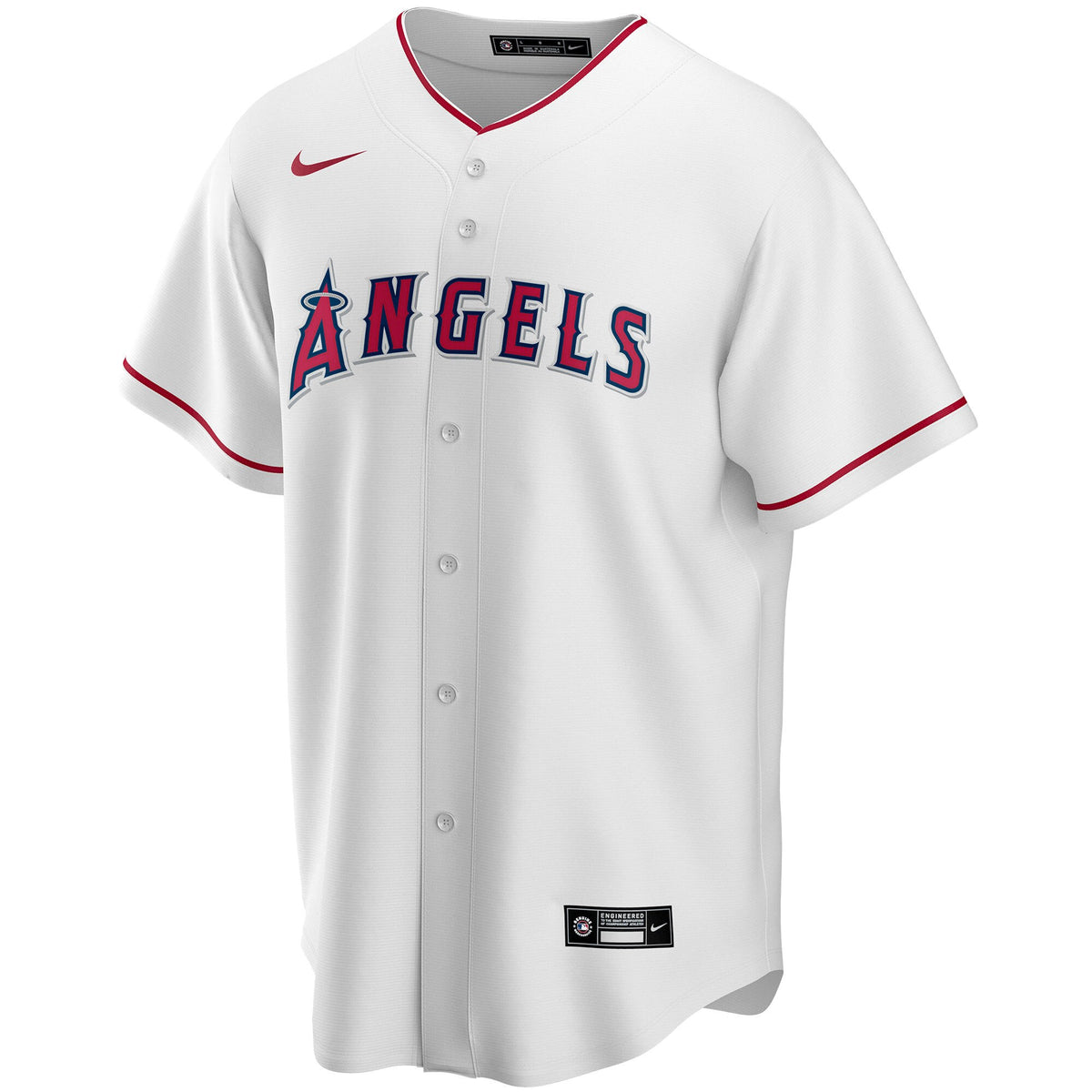 Los Angeles Angels White Home Replica Custom Jersey