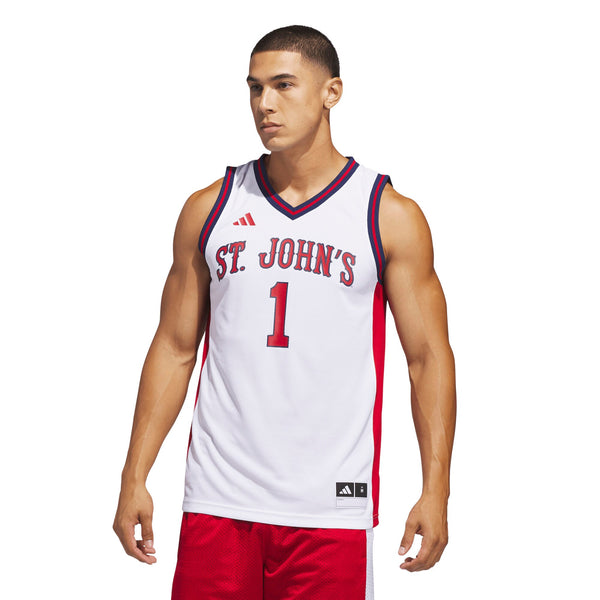 White St. John's Red Storm Home Replica Basketball Jersey