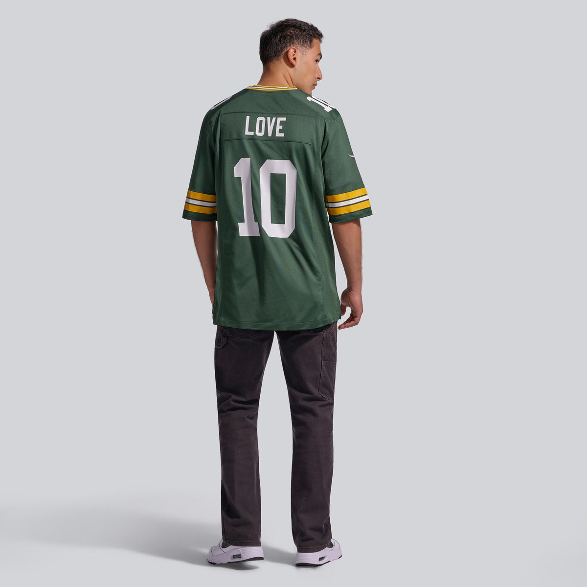 Green Bay Packers Jordan Love Green Player Game Jersey