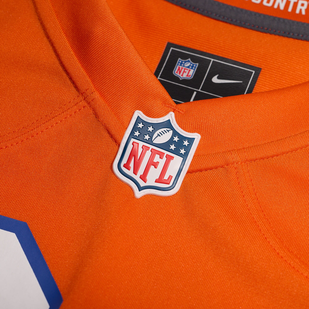 Denver Broncos John Elway Orange Mile High Collection 1977 Throwback Retired Player Game Jersey