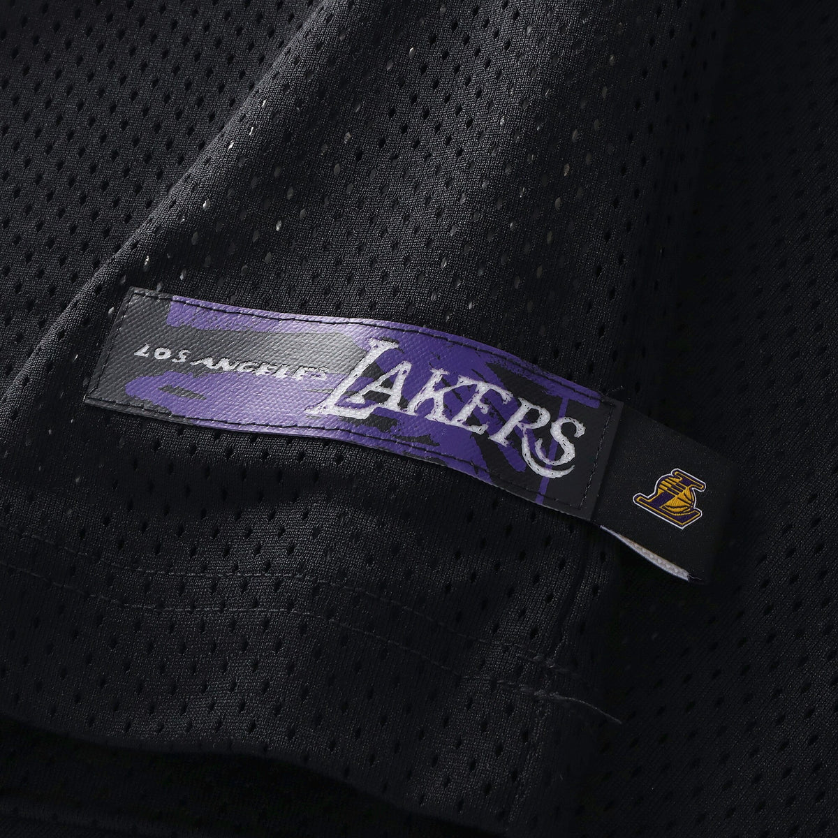 Los Angeles Lakers Courtside Football Jersey - Black -
