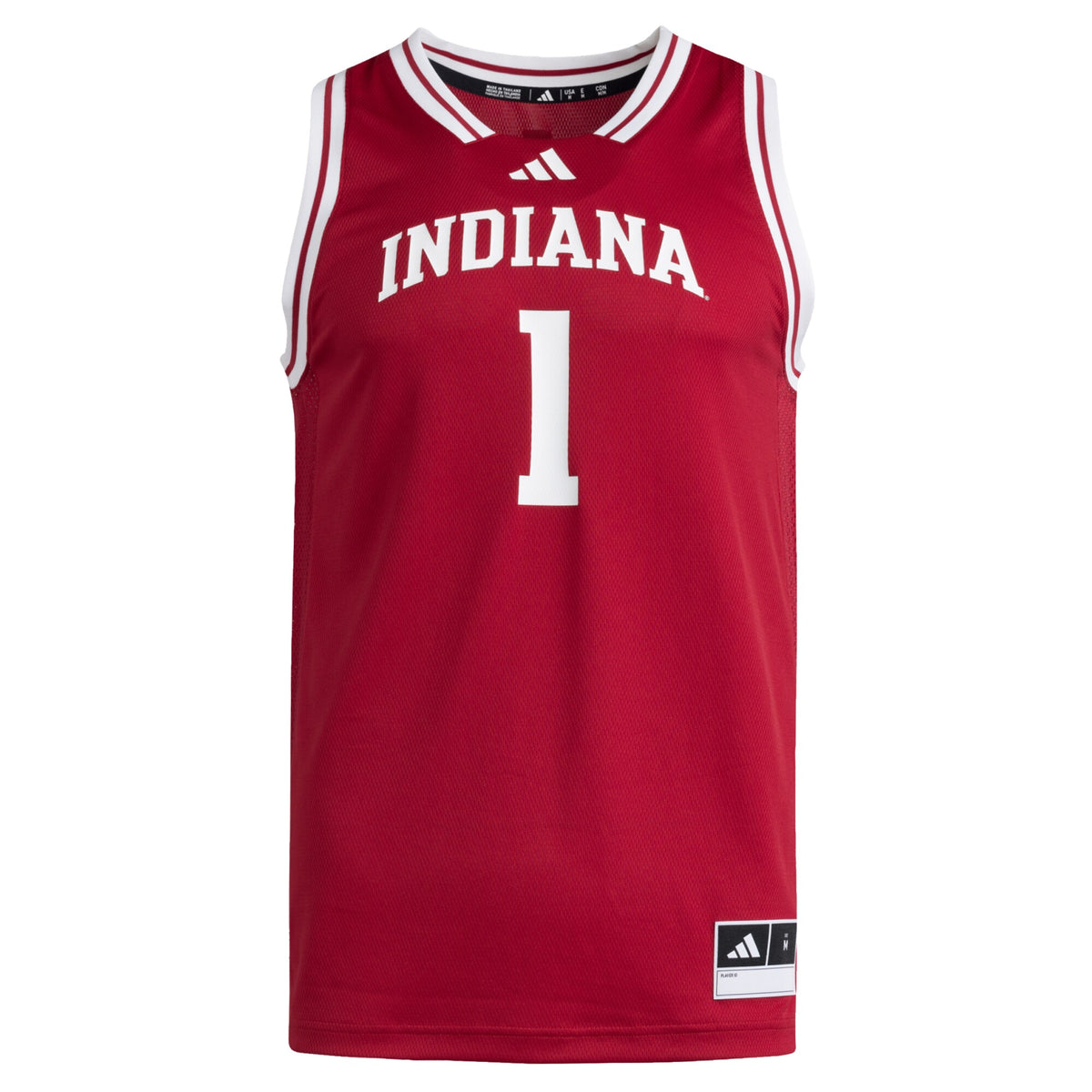 #1 Crimson Indiana Hoosiers Replica Swingman Jersey
