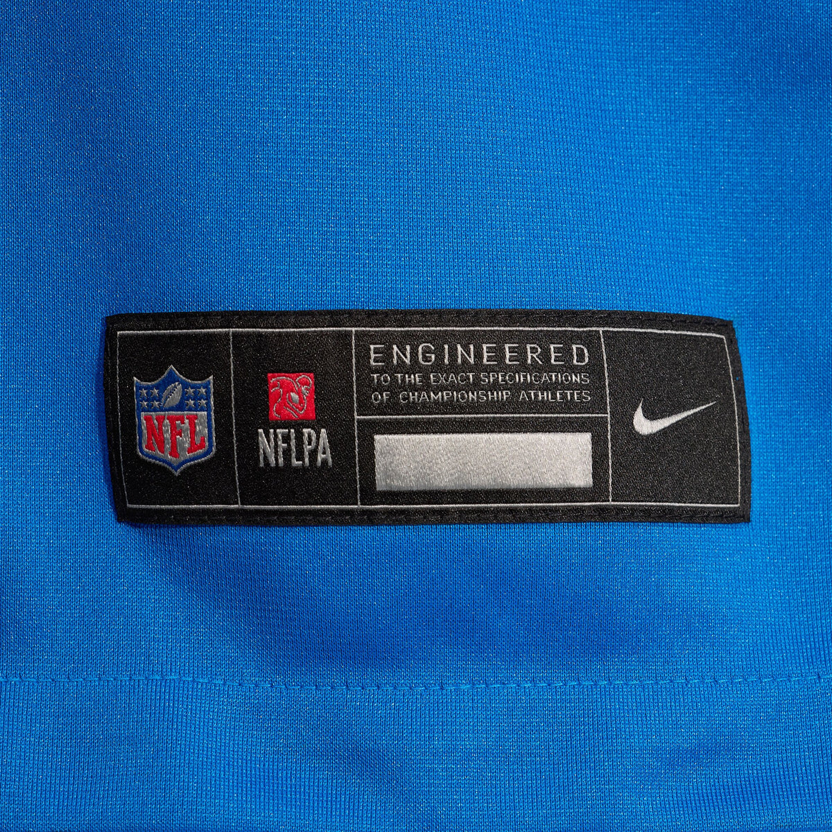 Detroit Lions Blue Custom Game Jersey