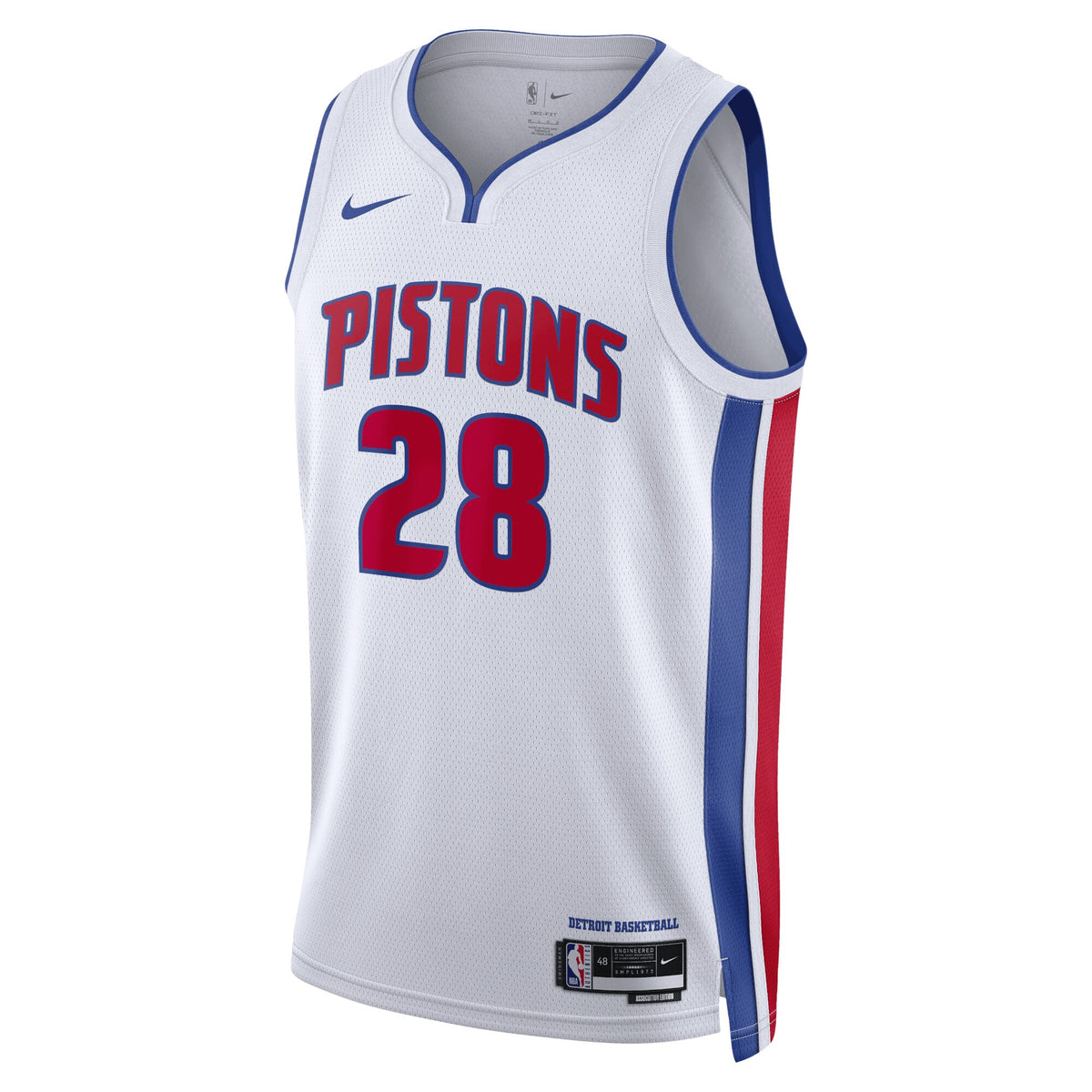 Detroit Pistons Association Edition Swingman Jersey - White - Isaiah Stewart