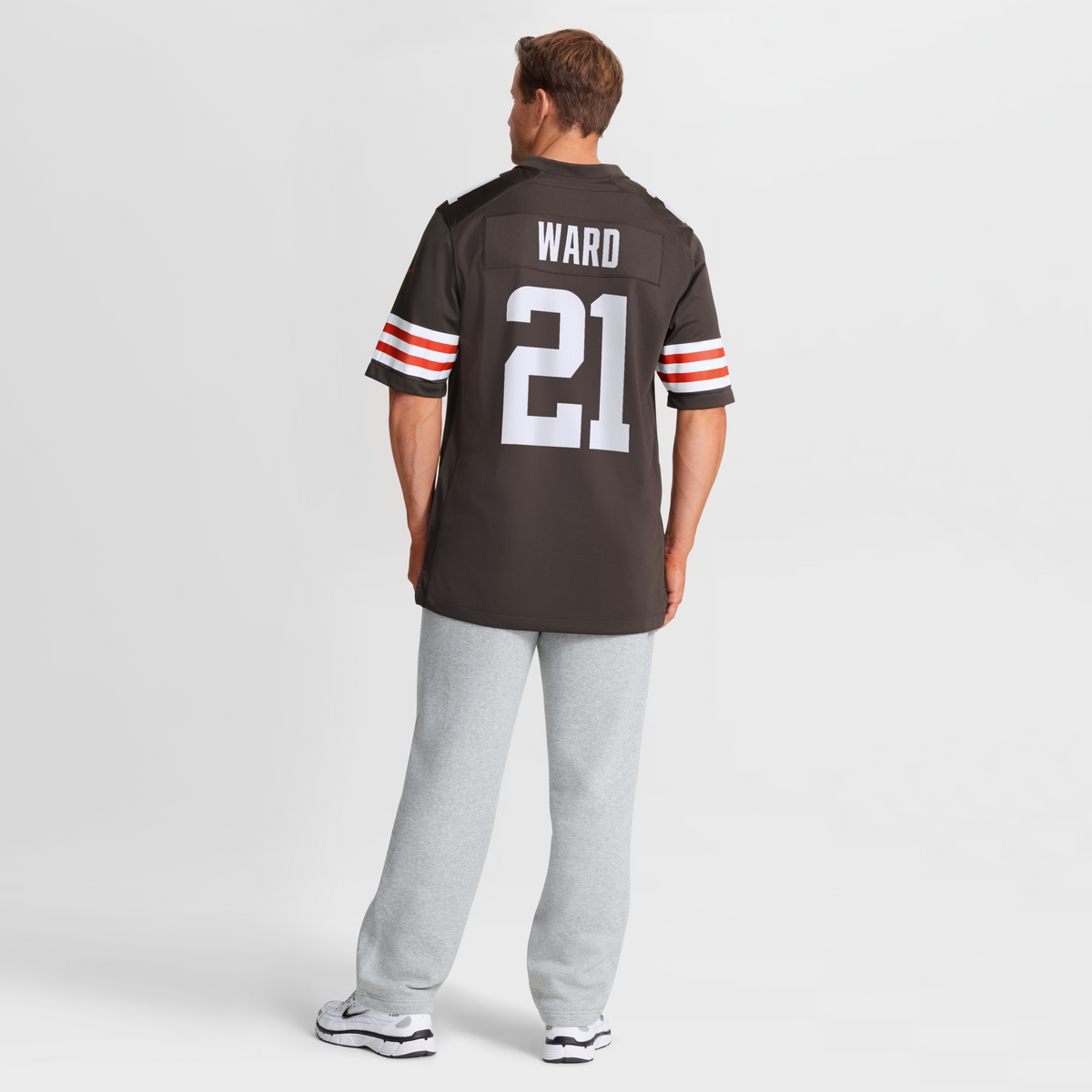 Cleveland Browns Denzel Ward Brown Player Game Jersey