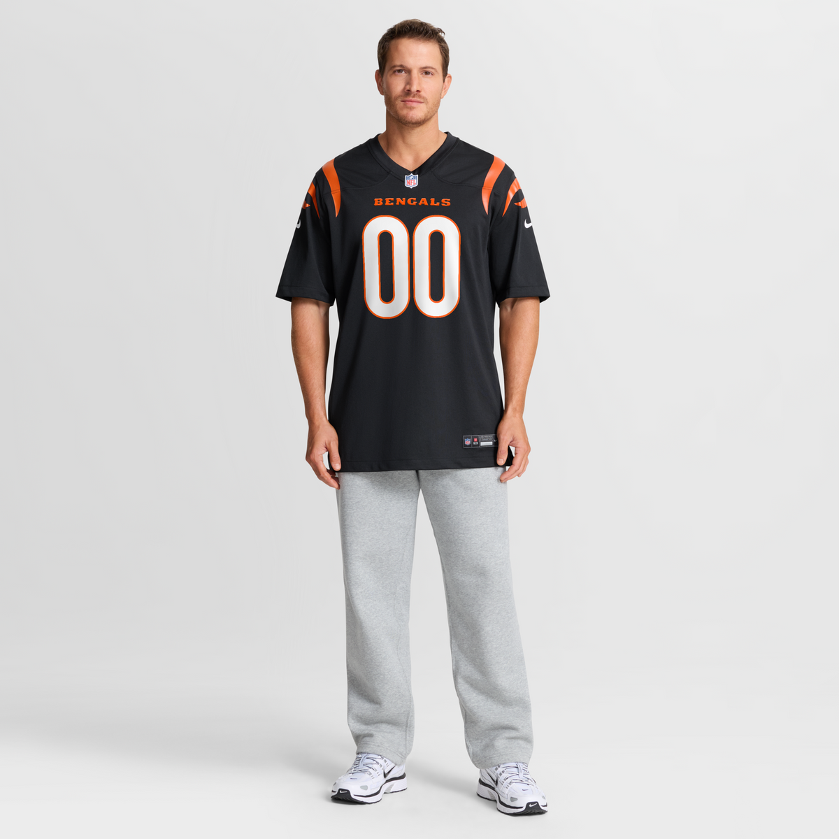 Cincinnati Bengals Black Game Custom Jersey