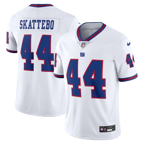 New York Giants Cam Skattebo White Vintage White Vapor Untouchable Stitched Limited Jersey